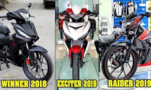 Yamaha Exciter, Honda Winner, Suzuki Raider: phù hợp với những ai?