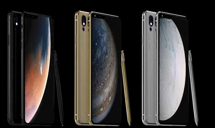 Concept iPhone 2019 độc lạ khi kèm bút cảm ứng và màn hình tràn cạnh