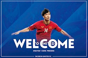 NÓNG: Incheon United chính thức công bố hợp đồng với Công Phượng