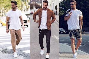 5 cách phối áo thun trắng đơn giản đàn ông nên biết
