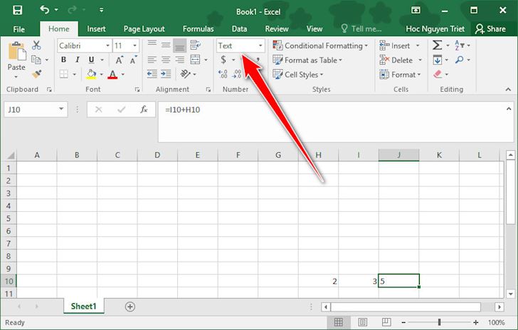 Cách sửa lỗi Excel không tự động cập nhật kết quả tính toán khi thay đổi công thức