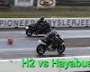 Kawasaki H2 so kè tốc độ cùng thần gió Suzuki Hayabusa