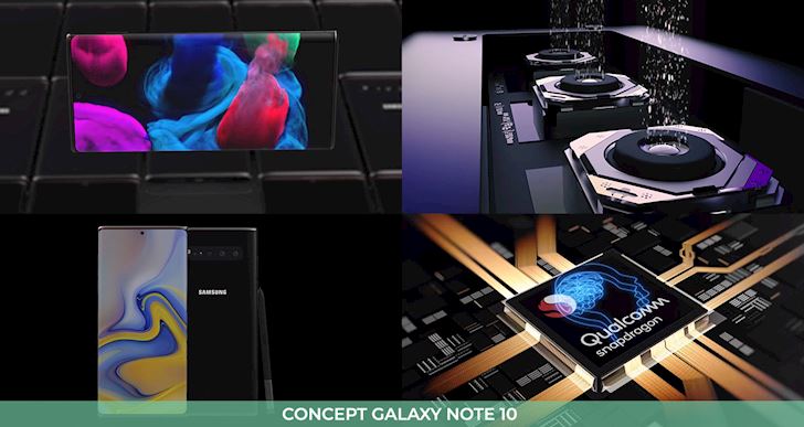 CLIP: Chìm đắm với nét đẹp huyền bí của concept Samsung Galaxy Note 10
