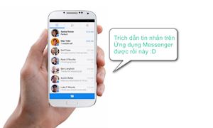 Cách trích dẫn để trả lời khi chat Messenger trên web và trên app điện thoại, anh em đã thử chưa?