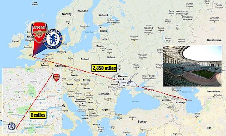 CĐV Arsenal-Chelsea khóc thét vì phải bay 1/4 vòng trái đất để xem derby London