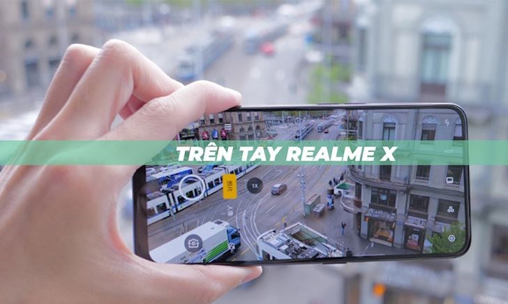 Trên tay Realme X – Ấn tượng với màu ‘củ tỏi hành tây’
