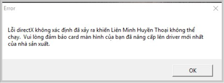 Huong dan tai cai va cach khac phuc loi Lien Minh Huyen Thoai