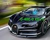 Xem siêu xe Bugatti Chiron bức tốc 0-400-0 km/h nhanh đáng sợ