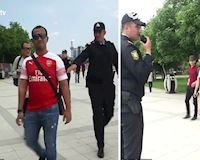 Mặc áo Mkhitaryan, CĐV Arsenal diễu hành như "một vị thần" ở chung kết C2