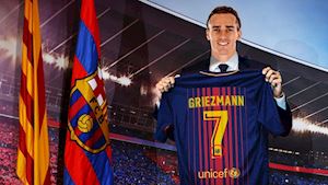 Griezmann đã ký hợp đồng với Barca