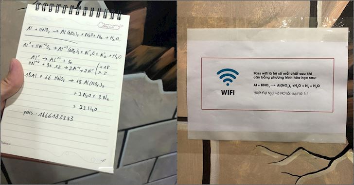 ‘Giải phương trình Hóa có pass WiFi’ Bây giờ anh em đã hiểu tầm quan trọng của nó chưa?