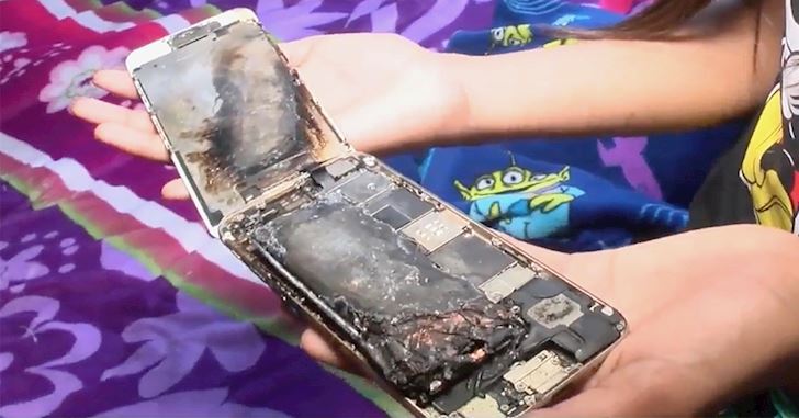 iPhone 6 bốc cháy nghi ngút khi bé gái 11 tuổi đang xem YouTube