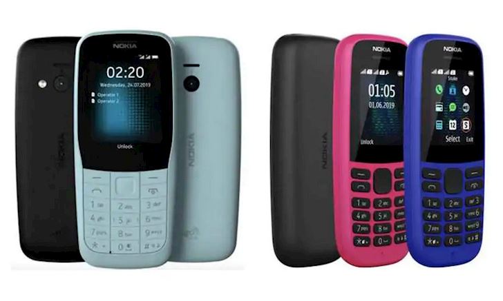 Nokia 220 4G và Nokia 105 lên kệ, không rõ có bán ra ở Việt Nam không?