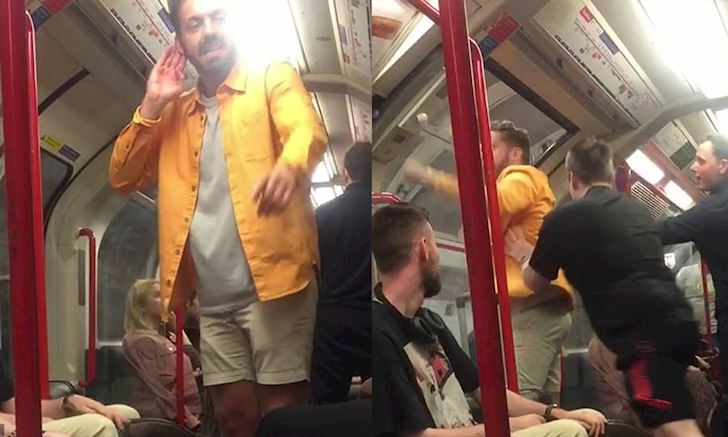 Video clip: Fan Chelsea say xỉn làm loạn tàu điện ngầm và cái kết đắng
