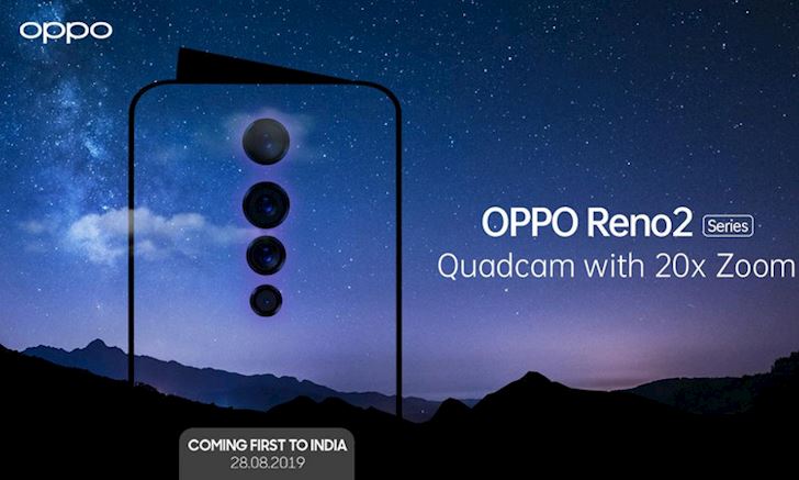 OPPO Reno 2 sẽ có đến 4 camera, zoom quang 20x