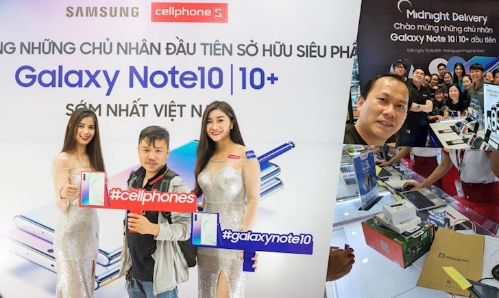 Các cửa hàng ‘chơi trội’ giao Samsung Galaxy Note 10 lúc nửa đêm tại TP.HCM