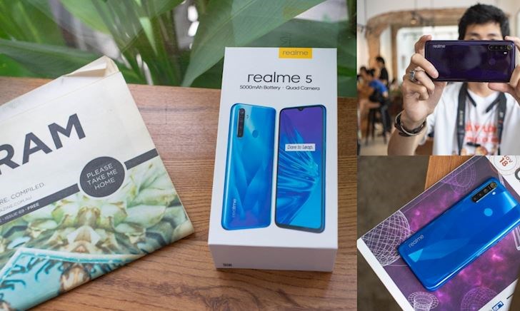 Trên tay Realme 5 tại Việt Nam: Snapdragon 665, 4 camera chính, giá hấp dẫn