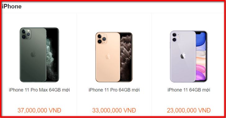 iPhone 11 Pro Max gia bao nhieu tien khi ve Viet Nam 3