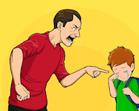 Những vết sẹo tâm lý in hằn lên đứa trẻ thường xuyên bị cha phạt đòn, mắng mỏ
