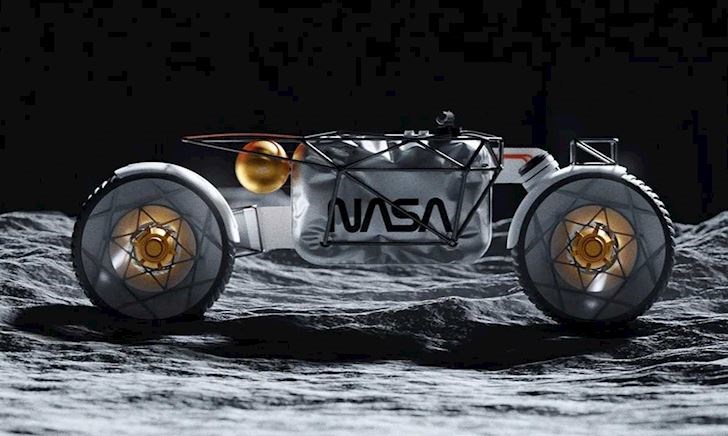 Chiếc xe NASA có thiết kế dành riêng cho vũ trụ và dùng để di chuyển trên mặt trăng