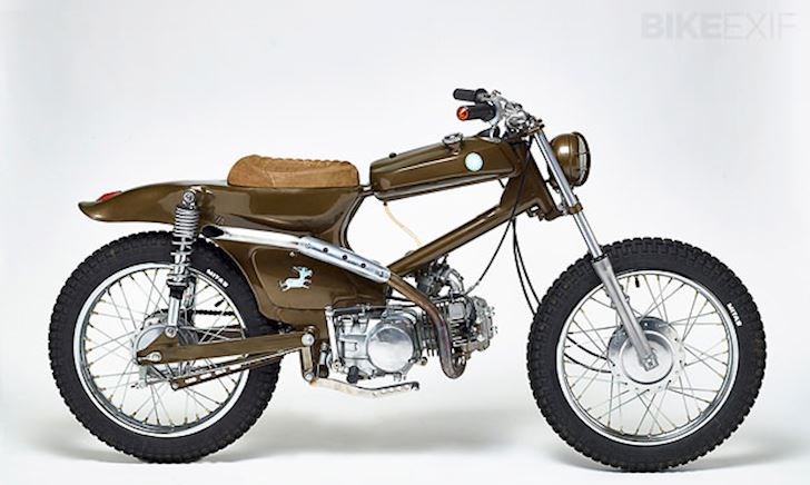 Honda Cub  thành Tracker vi bình xng trc nh mô tô