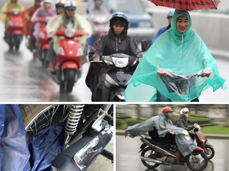Gặp nguy hiểm nghiêm trọng vì dùng áo mưa sai cách  - Touring Skills #12