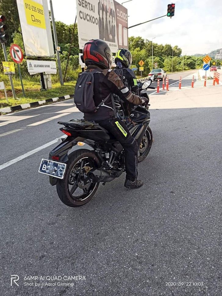 Yamaha Exciter 155 VVA lộ ảnh chạy thử tại Malaysia