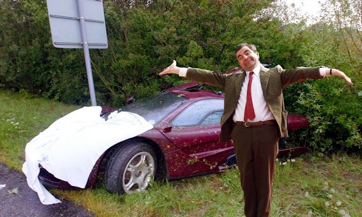 Mr Bean, người giữ kỷ lục về chi phí sửa xe