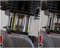 Nhìn rõ trái piston hoạt động với khi được quay siêu chậm