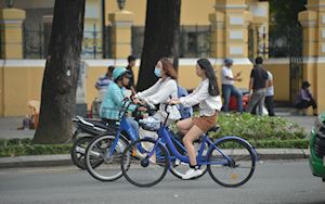 Xe đạp công cộng ở trung tâm Sài Gòn dự kiến thí điểm từ tháng 11