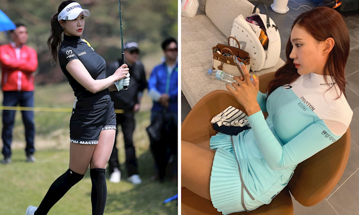 Golf thủ Hàn Quốc khổ sở vì quá xinh đẹp và gợi cảm khi thi đấu