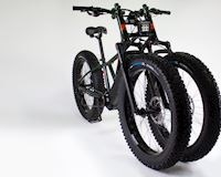 Xe đạp điện 3 bánh với cấu tạo 2 cặp phuộc độc đáo