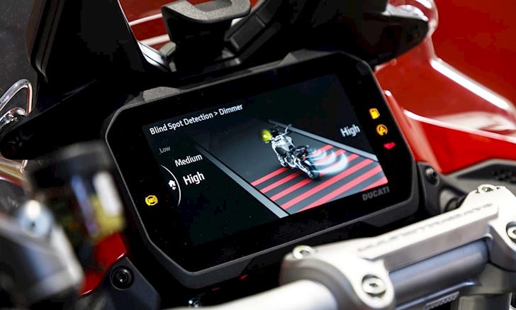 Ducati Multistrada V4, hệ thống radar
