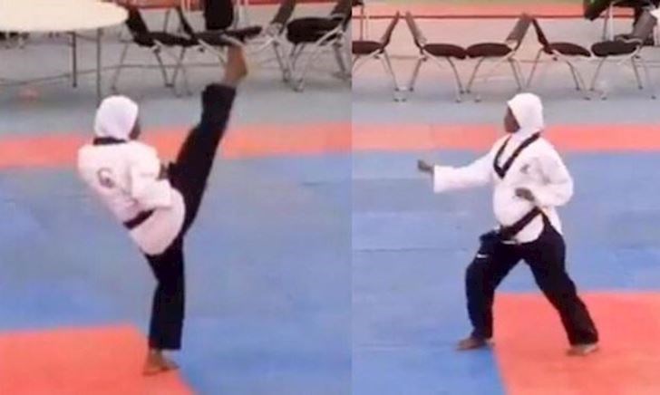 Khó tin: Nữ võ sĩ vác bụng bầu 8 tháng đi thi Taekwondo vẫn vô địch