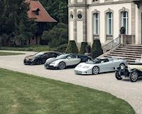4 huyền thoại của Bugatti gặp nhau, mời anh em cùng chiêm ngưỡng