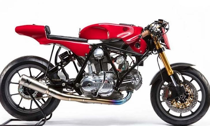 Ducati 750 Sport 1974 độ nhằm vinh danh 55 năm thành lập của Alpinestars