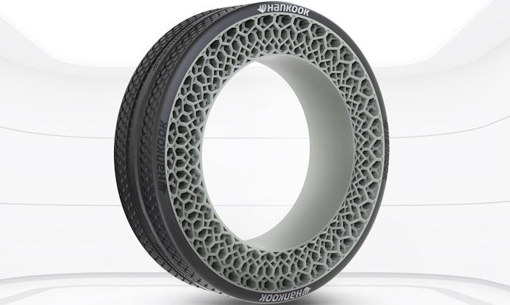 Khái niệm lốp không khí không cần bơm hơi mới từ Hankook Tire với i-Flex