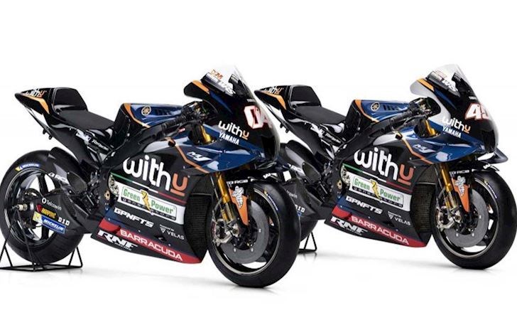 YZR-M1 2022 xuất hiện tại MotoGP cùng đội đua WithU Yamaha RNF