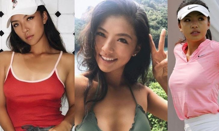 Golf thủ Trung Quốc thiêu đốt mọi ánh nhìn với bikini mỏng manh