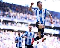 Ngôi sao số một Trung Quốc ghi bàn đầu tiên sau gần 2 năm tịt ngòi ở La Liga