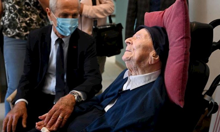 Nữ tu sĩ người Pháp trở thành người cao tuổi nhất hành tinh