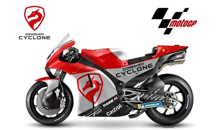 Hình ảnh thiết kế về chiếc xe đua MotoGP Aprilia RS-GP