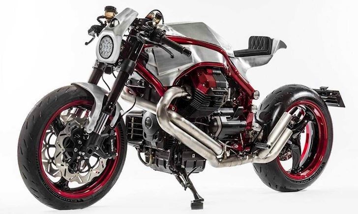 Thợ độ Nhật Bản nổi tiếng tạo nên Moto Guzzi Griso 1100 Cafe Racer