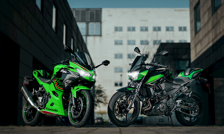 Kawasaki Ninja 400 và Z400 trang bị động cơ mới nhẹ hơn