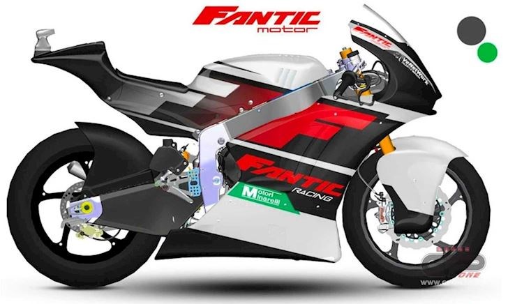 Hình ảnh thiết kế Entry Moto2 Fantic cho năm 2023