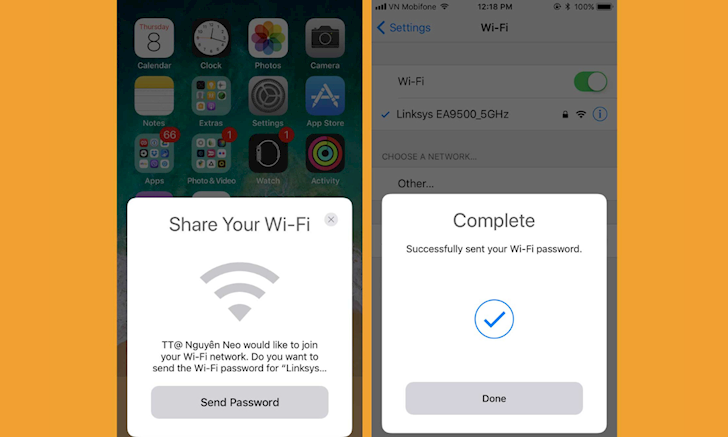 Cách chia sẻ Wi-Fi trên iPhone cho nhiều thiết bị